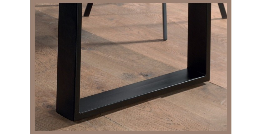 Table à manger design bois massif NIKO - Table rectangulaire
