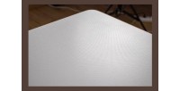 Table 200 x 100 Collection RENNES pieds métal et plateau blanc. Table design.