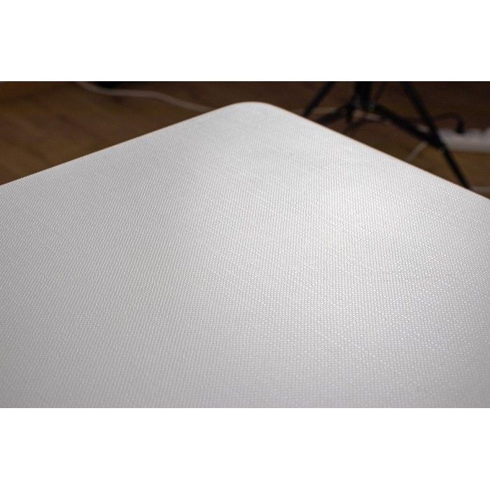 Table 200 x 100 Collection RENNES pieds métal et plateau blanc. Table design.