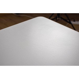 Table 200 x 100 Collection RENNES pieds métal et plateau blanc. Table design.
