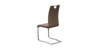 Chaises x2 design SOFI coloris Cappuccino pour votre salle à manger - Lot de 2