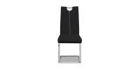 Chaises x2 design SOFI coloris noir pour votre salle à manger - Lot de 2