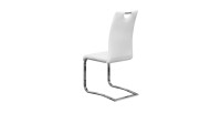 Chaises x2 design SOFI coloris blanc pour votre salle à manger - Lot de 2