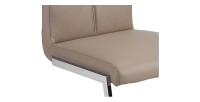 Chaises (x2) design EVY coloris Cappuccino pour votre salle à manger. (lot de 2)