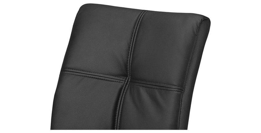 Chaises (x2) design EVY coloris Noir pour votre salle à manger. (lot de 2)