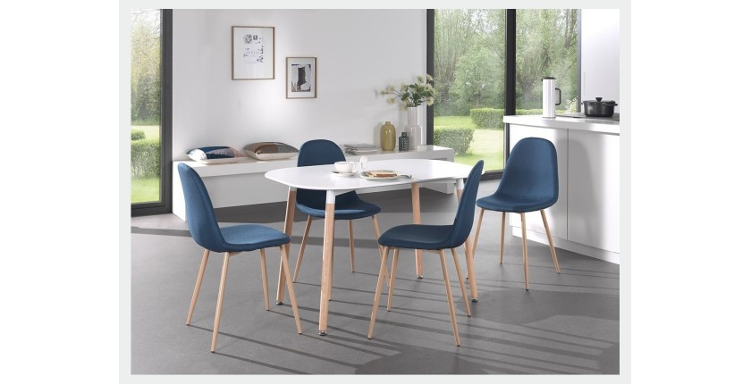 Chaise design BOYLD coloris Bleu pour votre salle à manger.