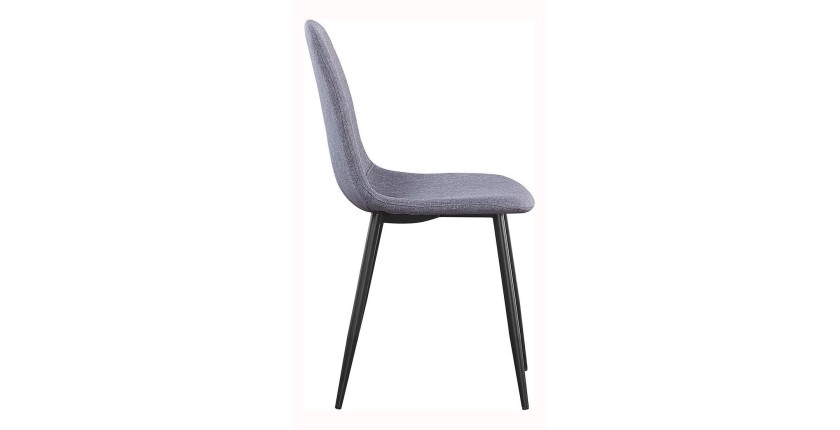 Chaises design BOYLD X4. Coloris Gris pour votre salle à manger.