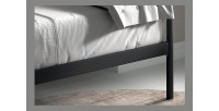 Lit banquette noir SOBLA 90x200 - Style contemporain