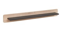 Étagère murale design OASIS, 160 cm, design et moderne, coloris gris anthracite et chêne