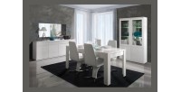 Grand miroir FABIO BLANC. Accessoire idéal pour votre salon ou salle à manger