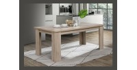 Table 190 x 90 Collection VERMONT. Coloris bois - Style rustique.