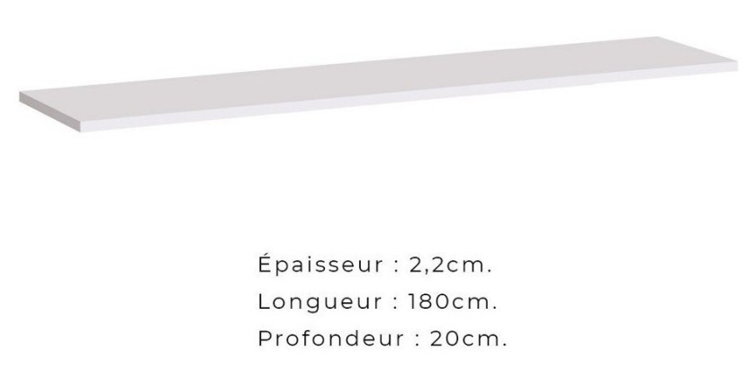 Ensemble meubles de salon style industriel SWITCH M1. Coloris blanc.