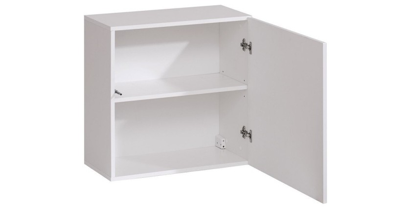 Ensemble meubles de salon style industriel SWITCH M1. Coloris blanc.