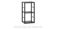 Ensemble meubles de salon style industriel SWITCH M2. Coloris gris.
