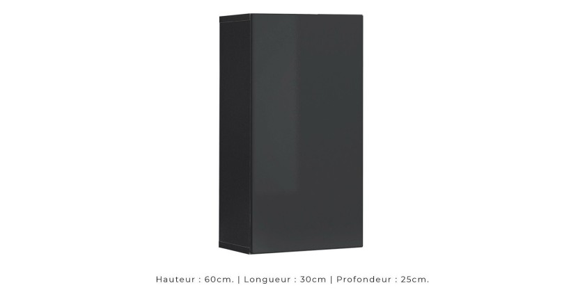 Ensemble meubles de salon style industriel SWITCH M2. Coloris gris.