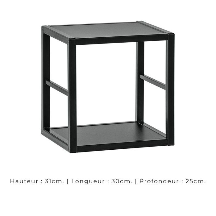 Ensemble meubles de salon style industriel SWITCH M2. Coloris chêne.