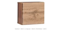 Ensemble meubles de salon style industriel SWITCH M3. Coloris chêne.