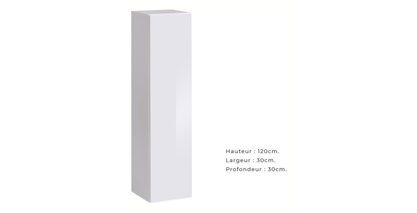 Ensemble meubles de salon style industriel SWITCH M4. Coloris blanc.