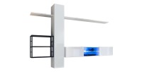 Ensemble meubles de salon style industriel SWITCH M5. Coloris blanc.