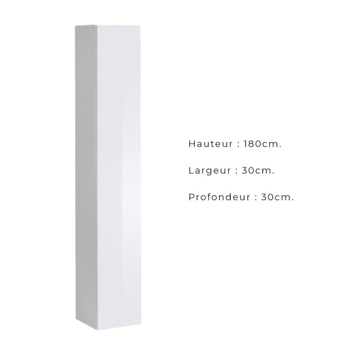Ensemble meubles de salon style industriel SWITCH M5. Coloris blanc.