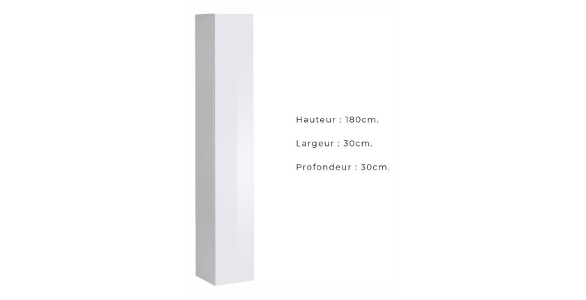 Ensemble meubles de salon style industriel SWITCH M5. Coloris blanc.