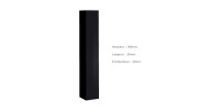 Ensemble meubles de salon style industriel SWITCH M5. Coloris noir.