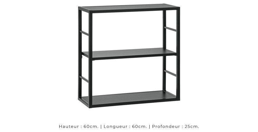 Ensemble meubles de salon style industriel SWITCH M5. Coloris gris.