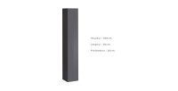 Ensemble meubles de salon style industriel SWITCH M5. Coloris gris.