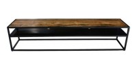 Meuble TV collection MODENE en bois massif - Meuble style industriel