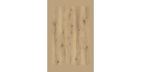 Meuble TV 180cm collection VILLA. Couleur chêne et noir mat. LED intégrée