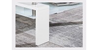 Table basse collection MAGY. Meuble type CONTEMPORAIN coloris blanc.