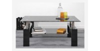 Table basse collection MAGY. Meuble type CONTEMPORAIN coloris noir.