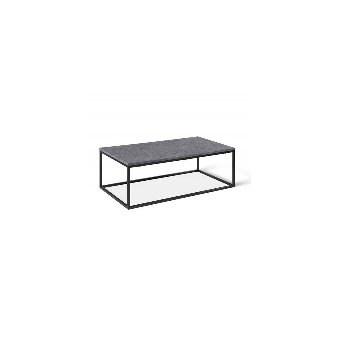 Table basse collection OREGON. Meuble type industriel effet béton.