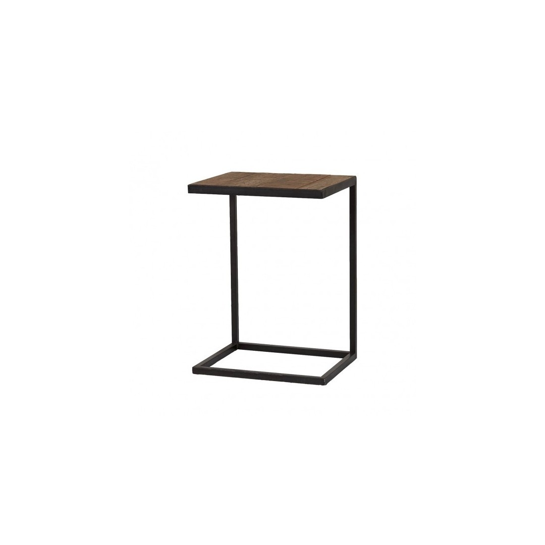 Table d'appoint collection MODENE en bois massif - Meuble style industriel
