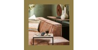 Table d'appoint collection MODENE en bois massif - Meuble style industriel