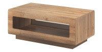 Table basse design collection BREDA coloris chêne. Meuble idéal pour votre salon.