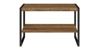 Table basse style industriel collection ANAFI. Coloris épicéa et noir.