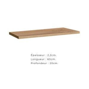 Ensemble meuble salon collection SWITCH II design, coloris chêne Wotan.