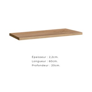 Ensemble meuble salon collection SWITCH II design, coloris chêne Wotan.