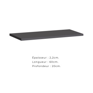 Ensemble meuble salon SWITCH II design, coloris chêne Wotan et gris brillant.