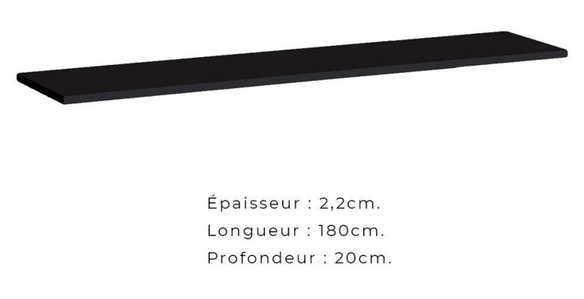 Ensemble meubles de salon SWITCH XXI design, coloris noir brillant.