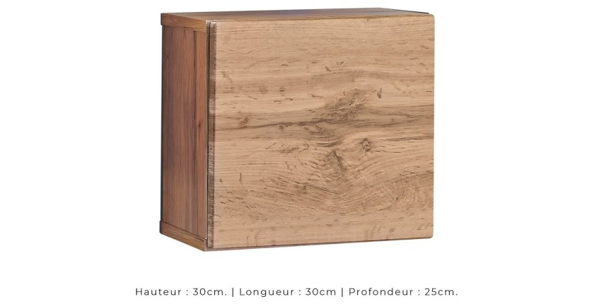 Ensemble meubles de salon SWITCH XXI design, coloris chêne.