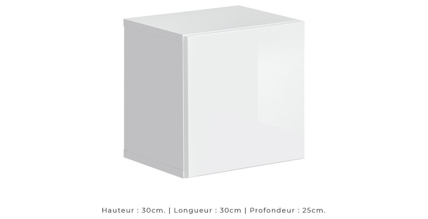 Ensemble meubles de salon SWITCH XXI design, coloris gris et blanc.