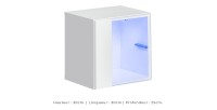 Ensemble meubles de salon SWITCH XXI design, coloris gris et blanc.