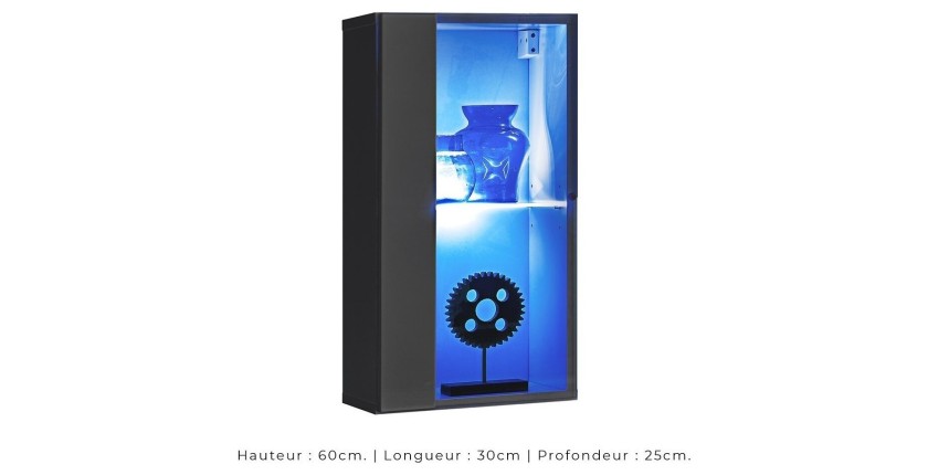 Ensemble meubles de salon SWITCH XXII design, coloris gris brillant.