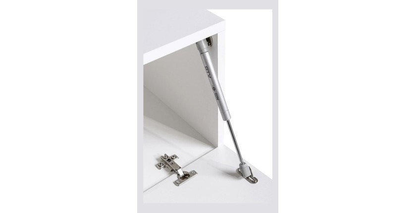 Ensemble meubles de salon SWITCH XXIII design, coloris gris brillant.