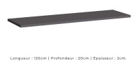 Ensemble meubles de salon SWITCH XXIII design, coloris noir et gris