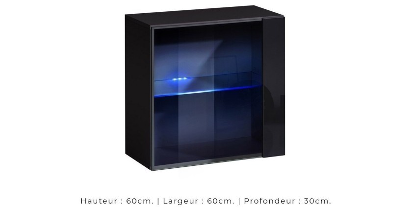 Ensemble meubles de salon SWITCH XXIII design, coloris noir et gris