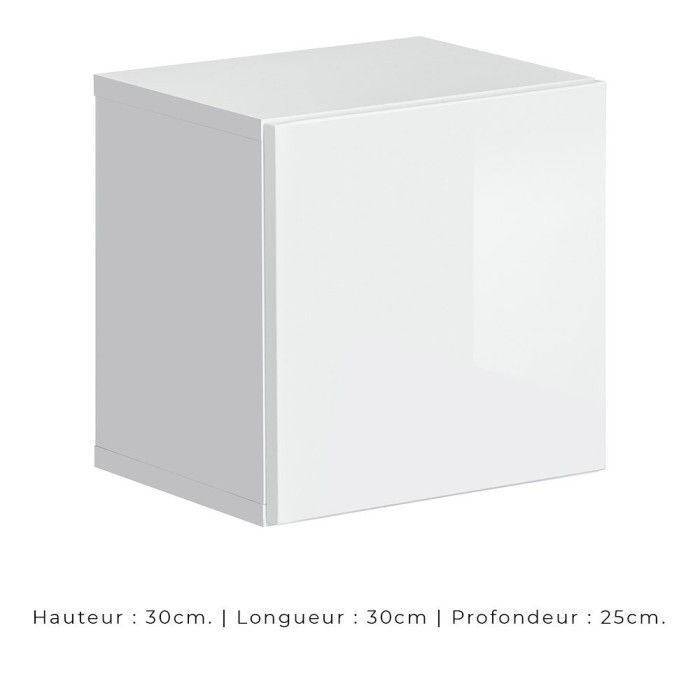 Ensemble meubles de salon SWITCH XXIV design, coloris Gris et blanc.
