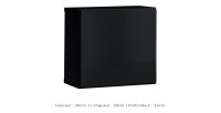 Ensemble meubles de salon SWITCH XXIV design, coloris chêne et noir.